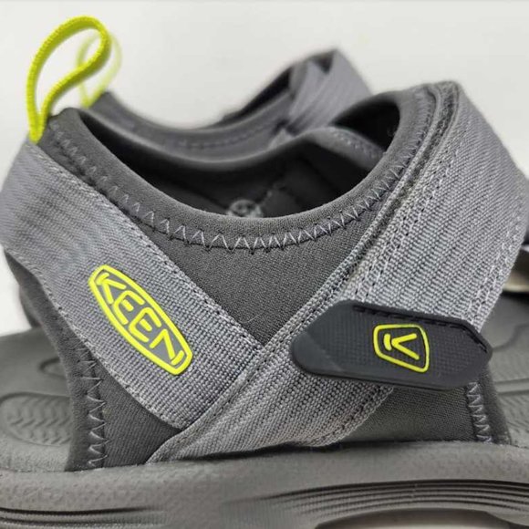 New men\'s 13 Keen Targhee III Open Toe H2 water hiking sandals shoes Steel Grey main image 9